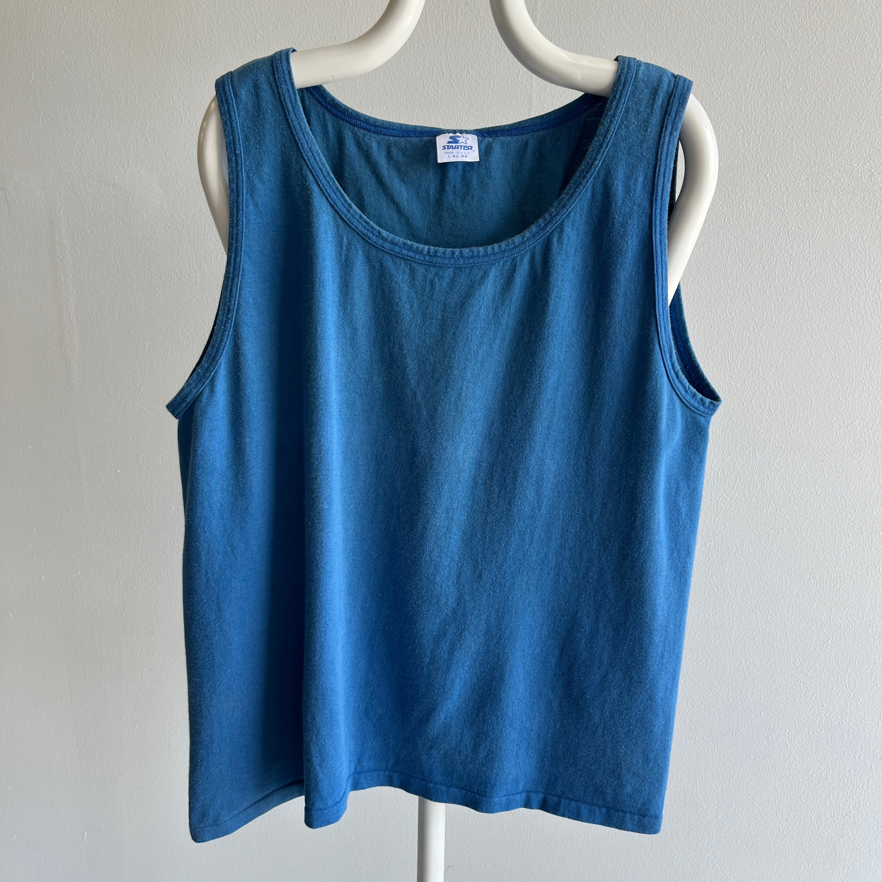 1980/90s Cotton Blue Tank Top by Starter