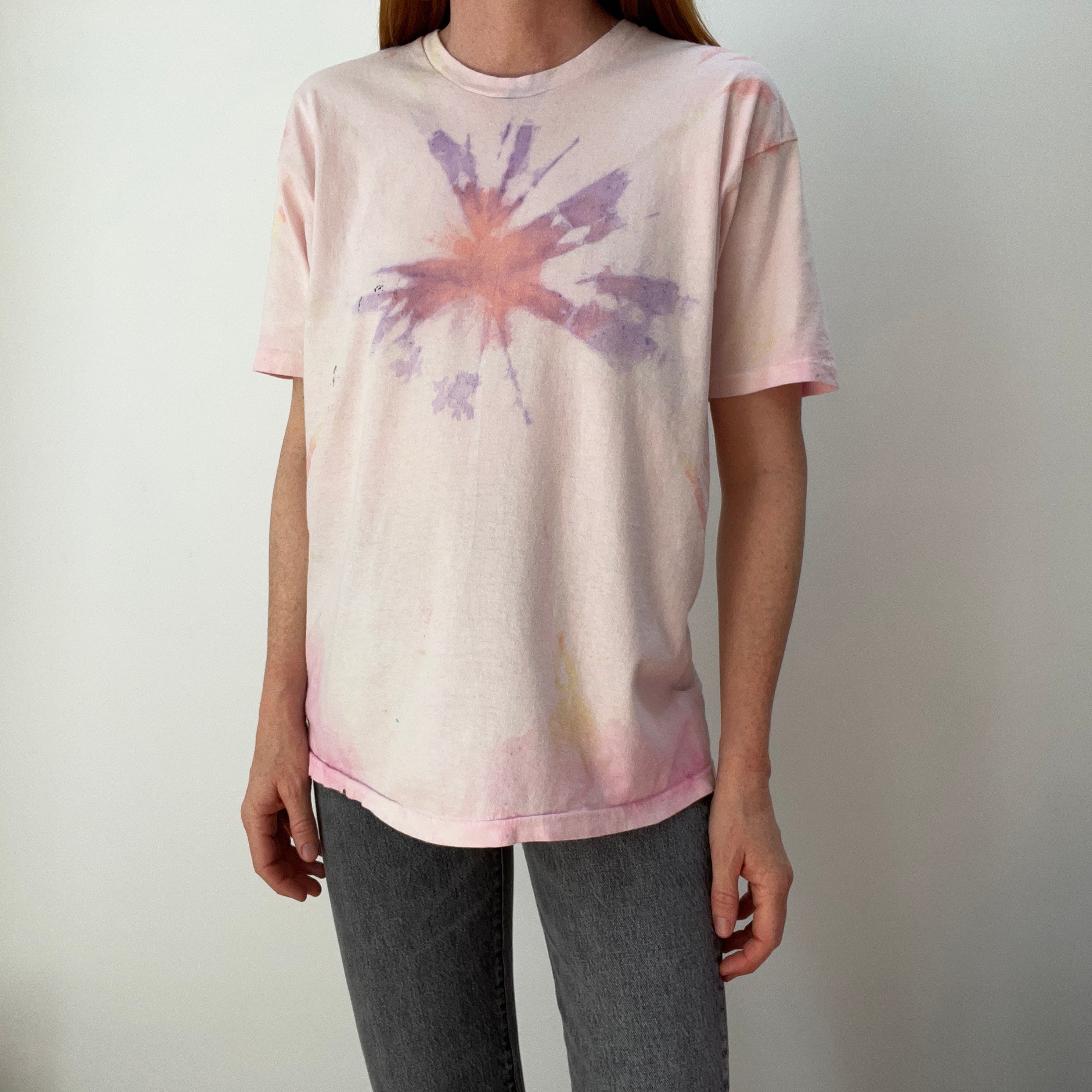 1980s Faded Neutral DIY Tie Dye - It's Pretty!