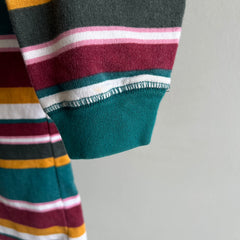 1990s Ooolala Striped Cotton Sweatshirt/Shirt by Gitano!!!