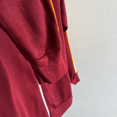 1970s USC Colors Zip Up Mock Neck Sweatshirt - GOLD!