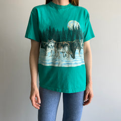 1991 Wolves Wrap Around T-Shirt by Habitat