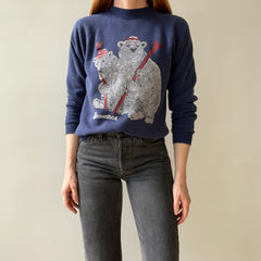 1980s Snowshoe - Ski West Virginia - Polar Bear Sweatshirt