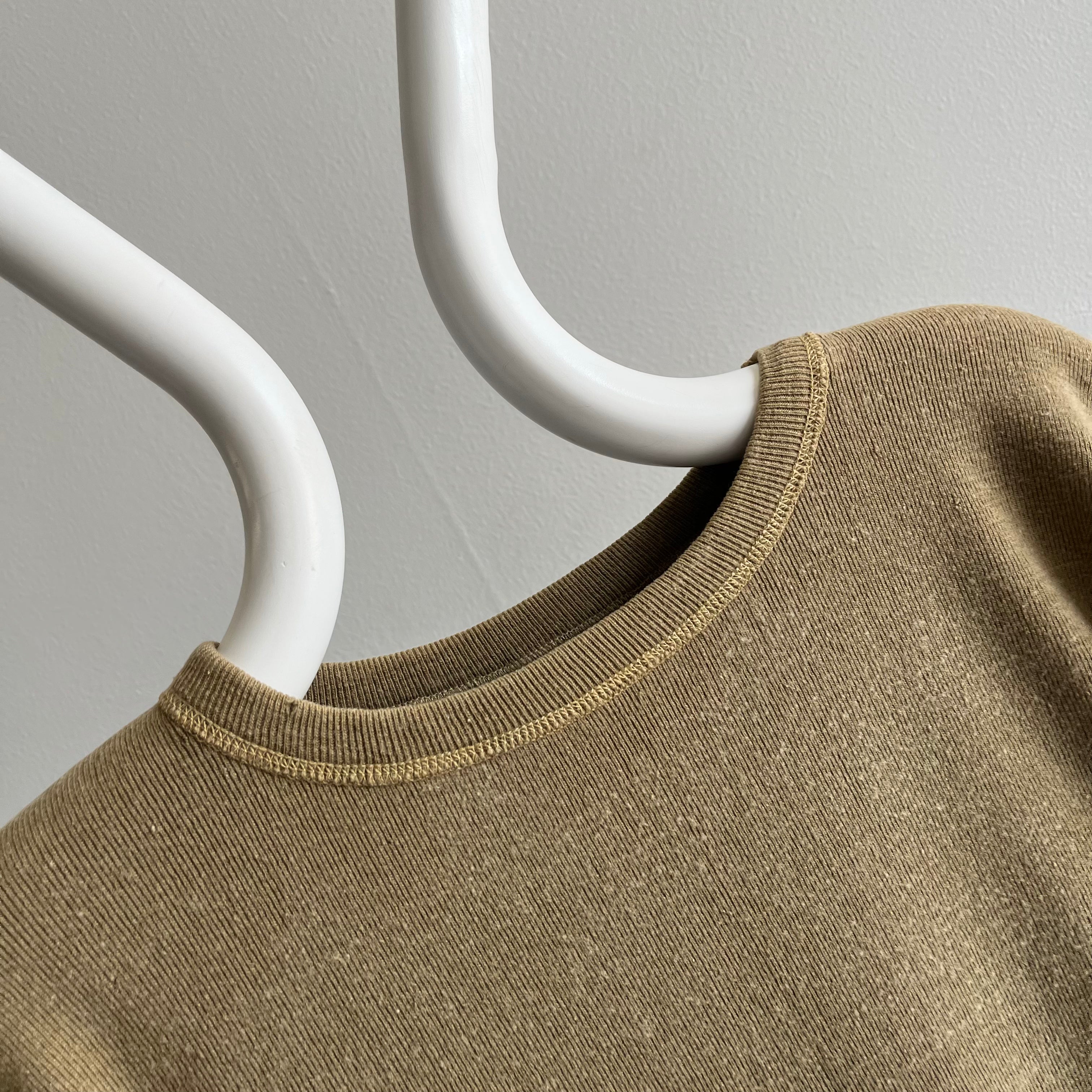 1970s Heavier Knit Army Thermal - 3/4 Sleeves