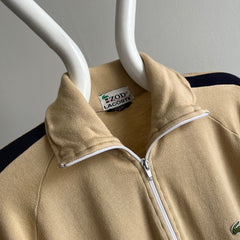 1970/80s Izod Slouchy Zip Up Mock Neck Tracksuit Sweatshirt