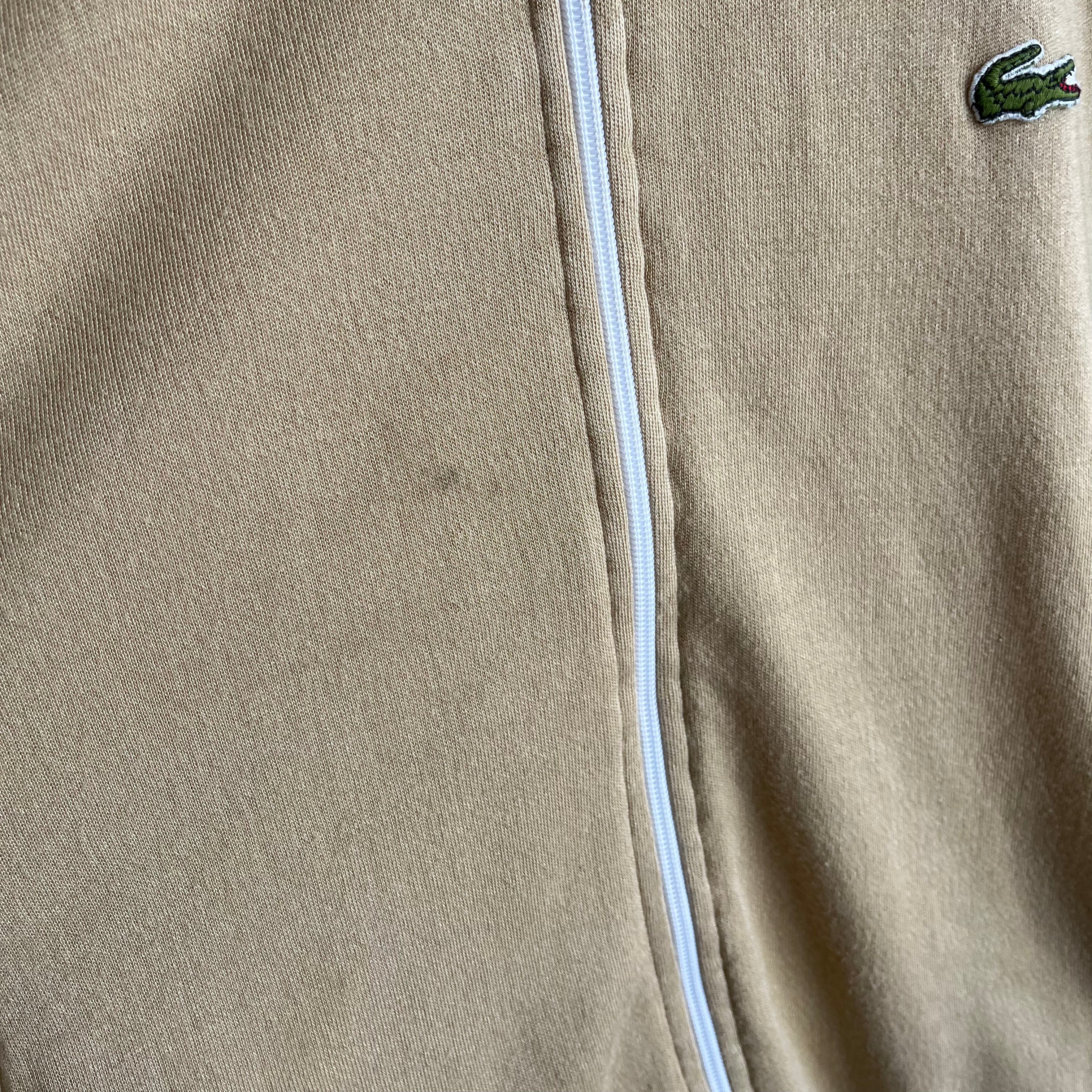 1970/80s Izod Slouchy Zip Up Mock Neck Tracksuit Sweatshirt