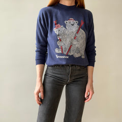 1980s Snowshoe - Ski West Virginia - Polar Bear Sweatshirt