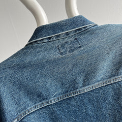 1980s Venezia Incredible Cinched Back Denim Jean Jacket - The Pockets!