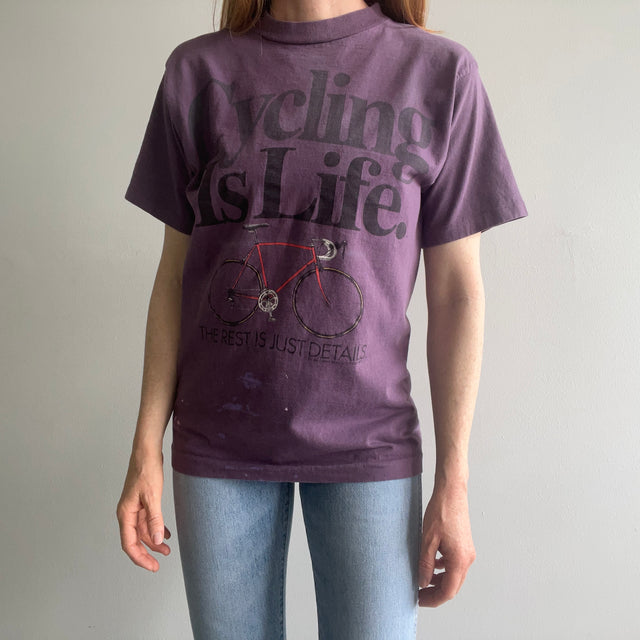 1990 Cycling is Life T-Shirt