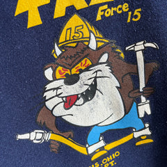 1980s Tazz the Firefighter - Columbus, Ohio  Sweatshirt by Bassett Walker