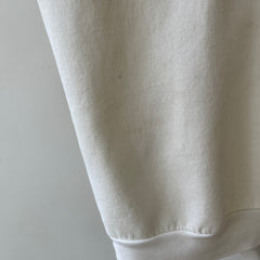 1970s/80s Color Block Collared Sweatshirt - !!!