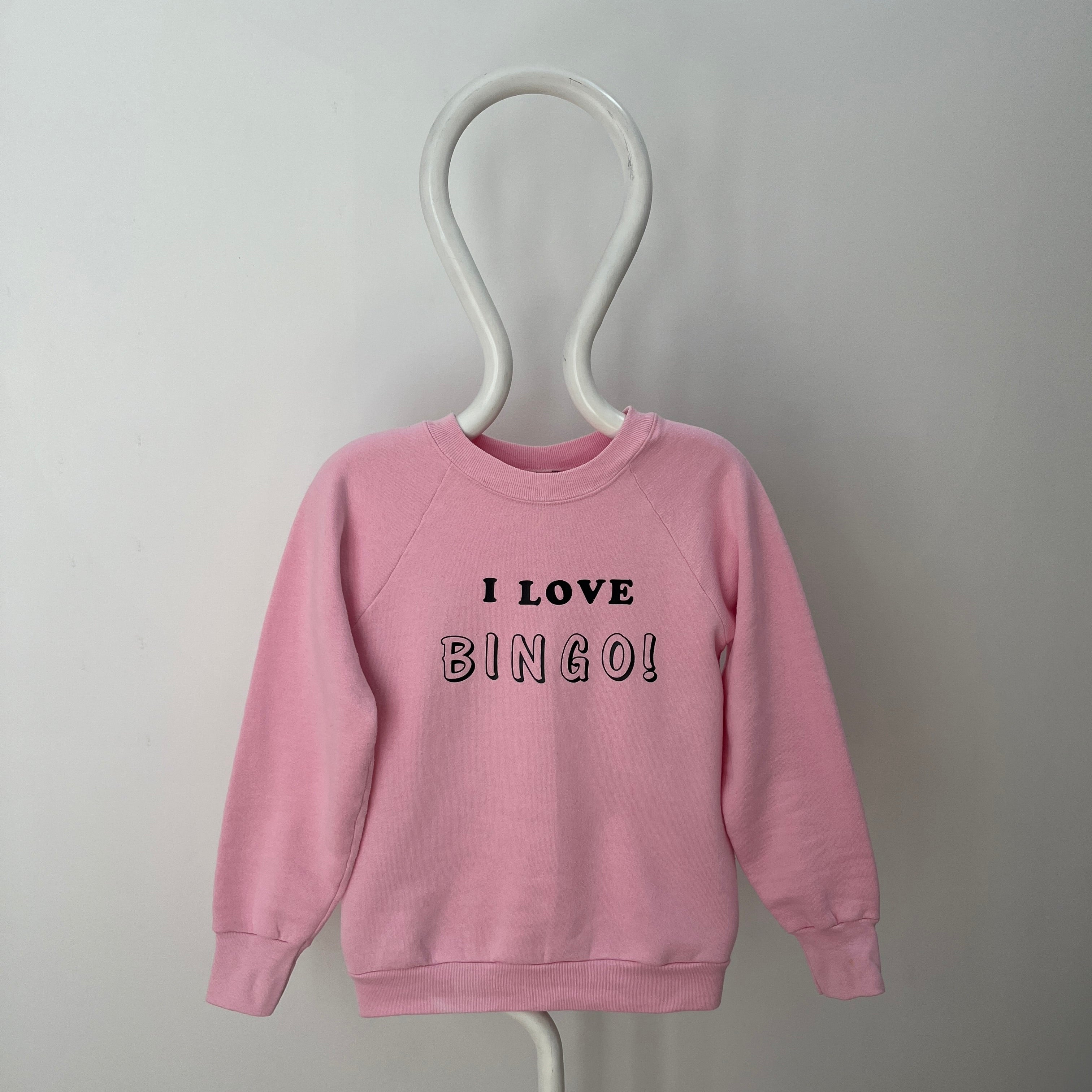 1980s I LOVE BINGO FOTL Sweatshirt