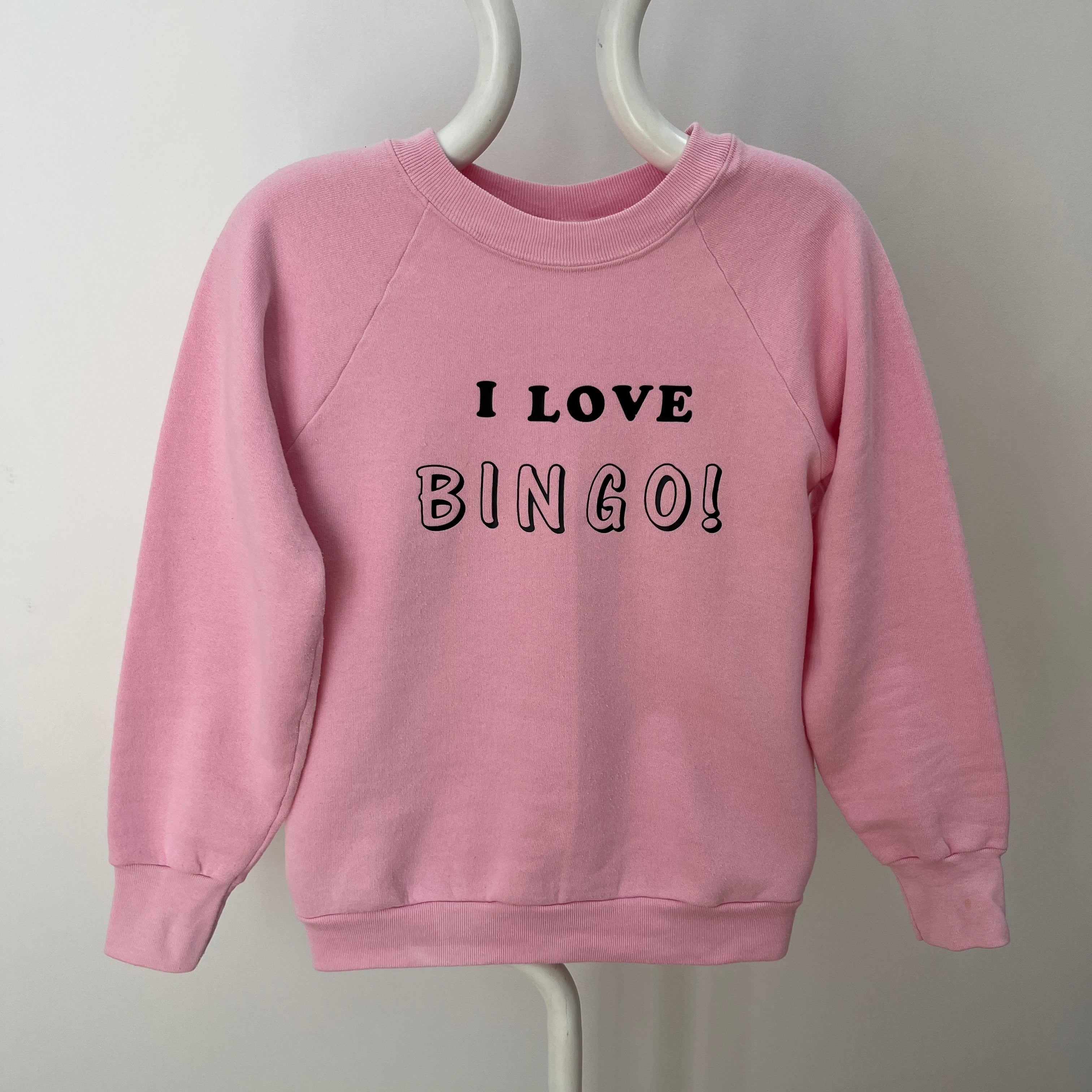 1980s I LOVE BINGO FOTL Sweatshirt