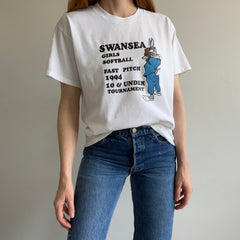 1994 Swansea Girls Softball Bugs Bunny T-Shirt