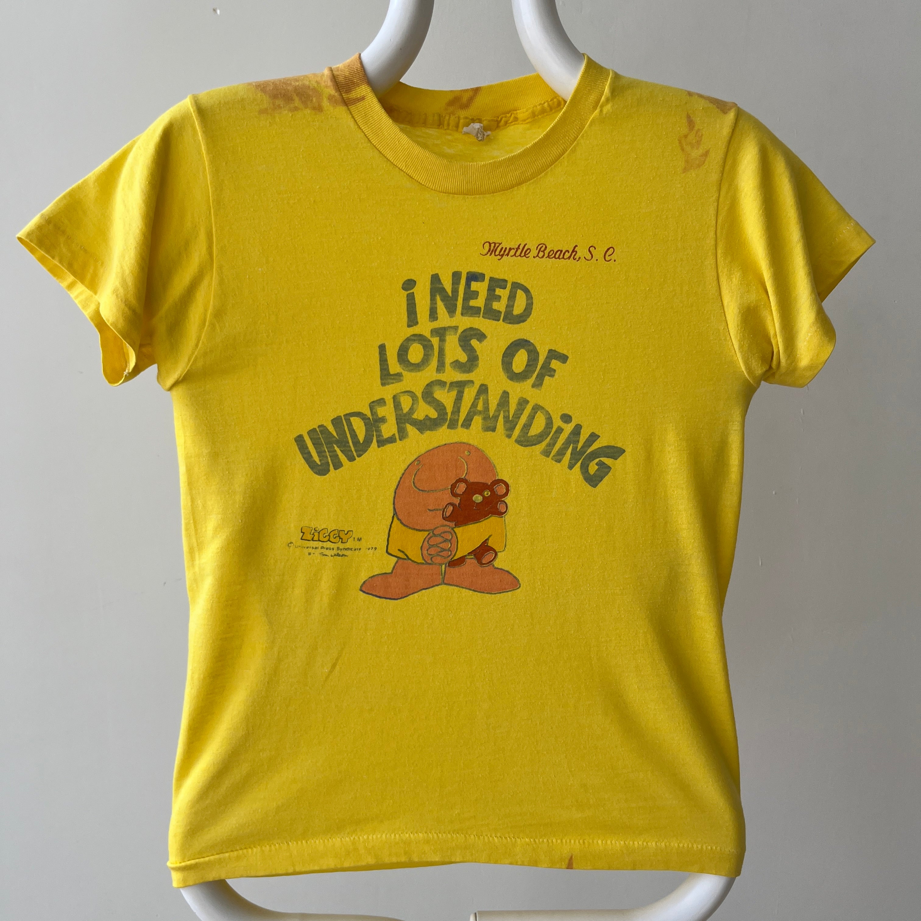 1979 I Need Lots Of Understanding T Shirt