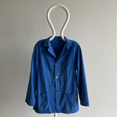 1970s Classic Blue Lightweight French Chore Coat