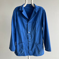 1970s Classic Blue Lightweight French Chore Coat