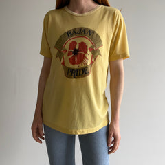 1970s Bajan Pride Thinned Out Front and back T-Shirt