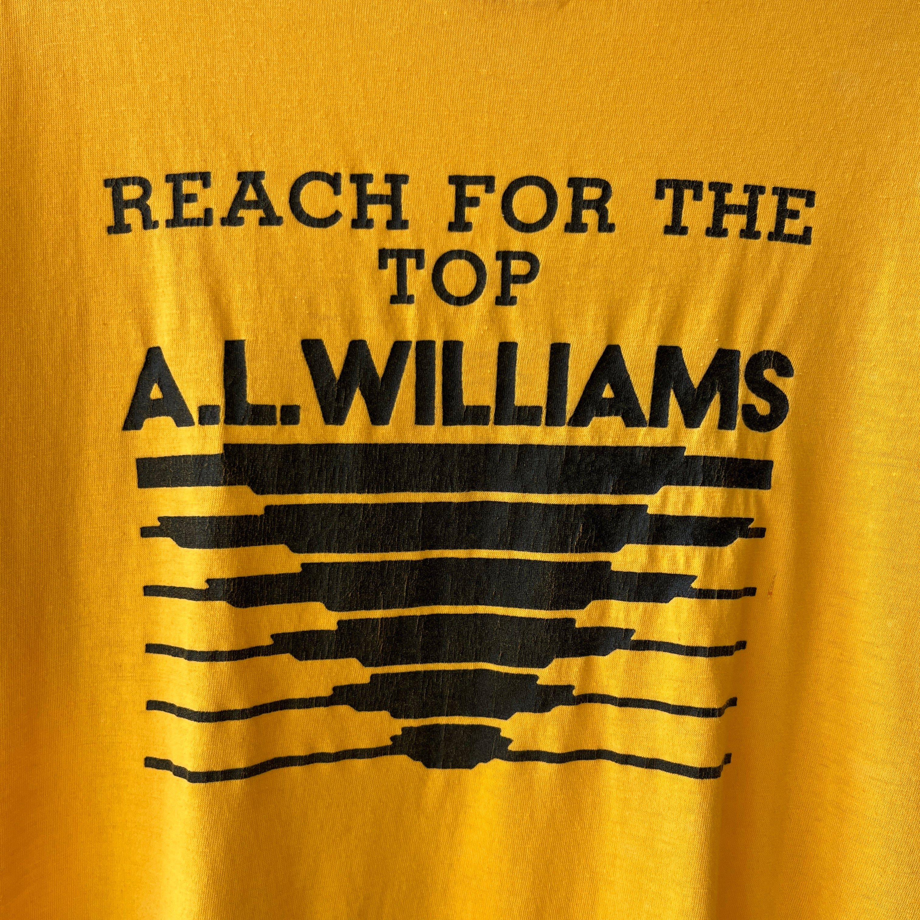 1980s Reach For The Top A.J. Williams T Shirt - Backside Too