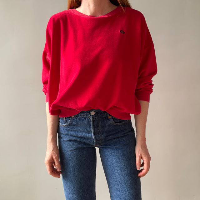 1980/90s Oscar de la Renta Velour Sweatshirt - WOWZA