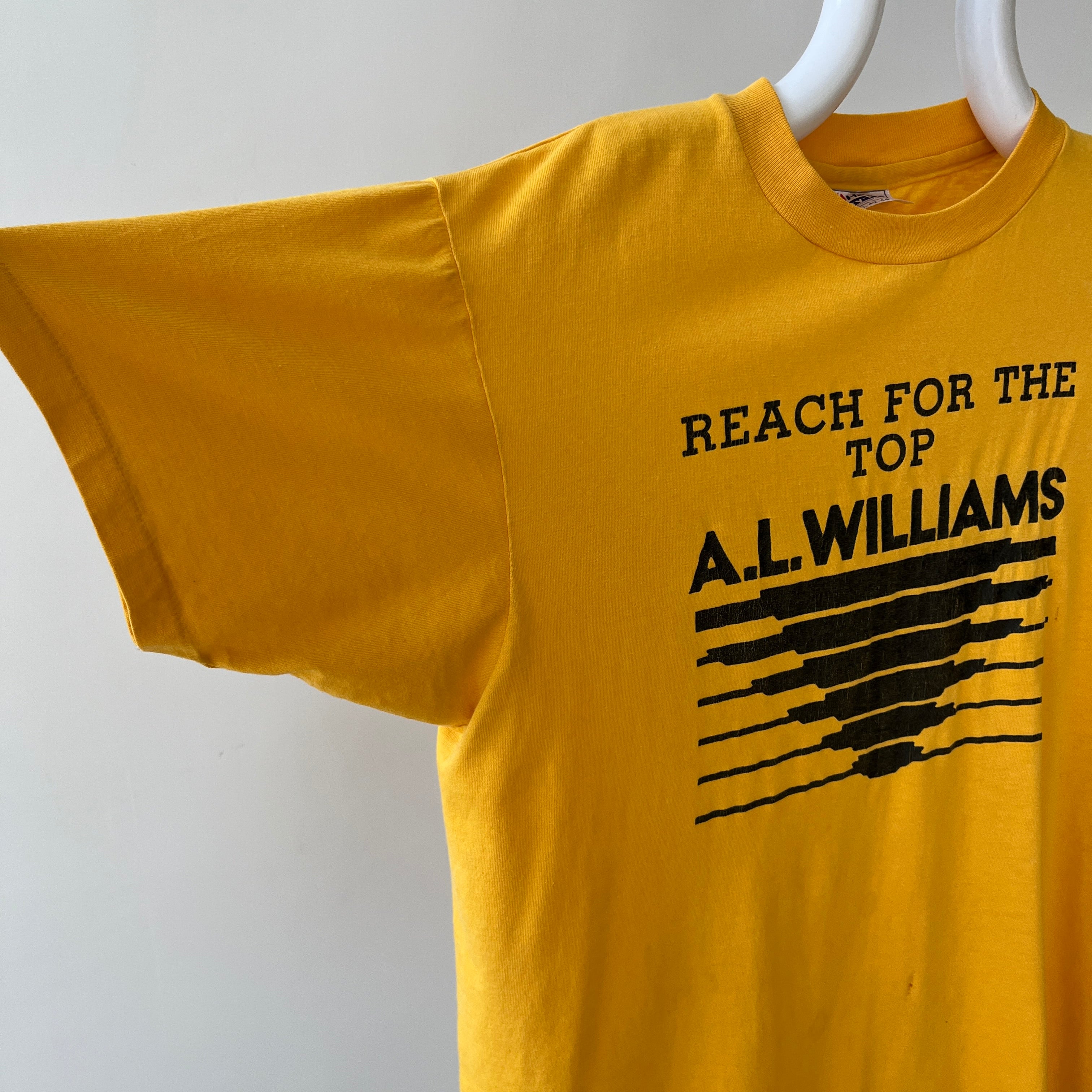 1980s Reach For The Top A.J. Williams T Shirt - Backside Too