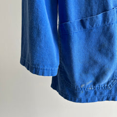 1970s Classic Blue Lightweight French Chore Coat