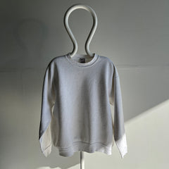 1990s Medium Weight Blank Barely Heather Gray Sweatshirt