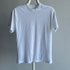 1980s/90s Blank White T-Shirt - Single Stitch, Lovely