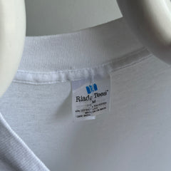 1980s/90s Blank White T-Shirt - Single Stitch, Lovely