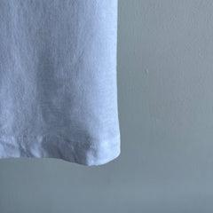 1980s/90s Blank White T-Shirt - Single Stitch, Lovely