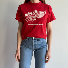 1980s Detroit Red Wings T-Shirt by Screen Stars - Barely Worn