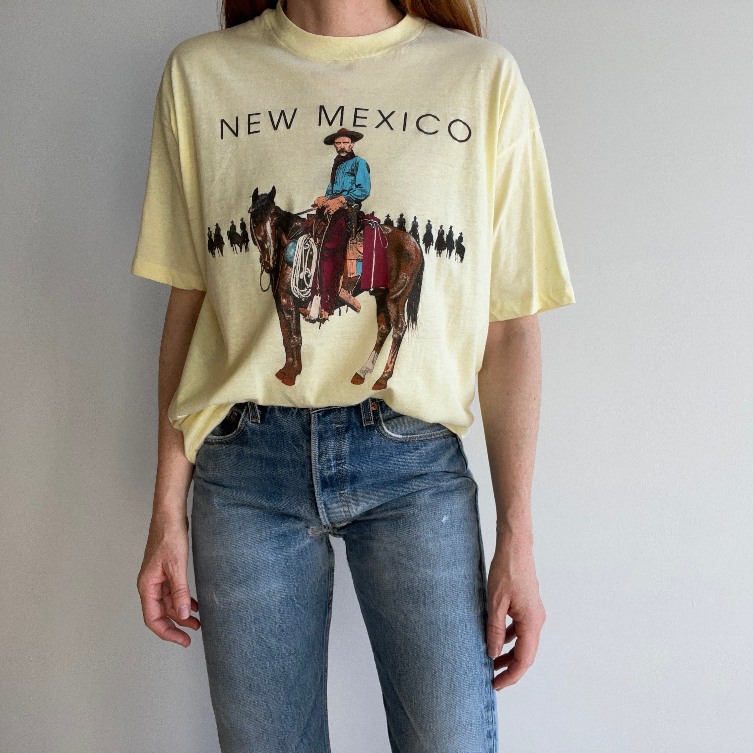 1970/80s New Mexico Cowboy T-Shirt