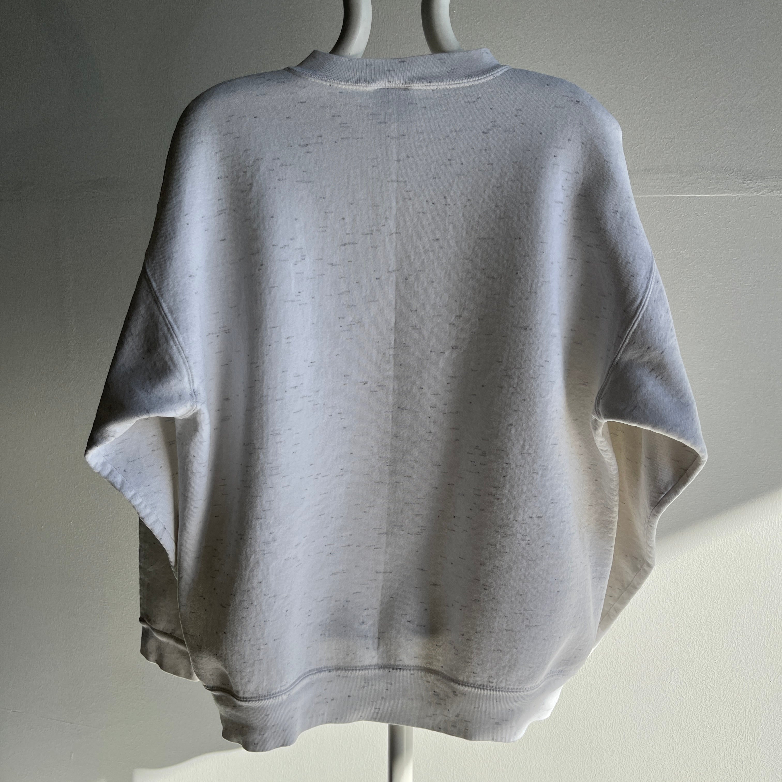 1990s Medium Weight Blank Barely Heather Gray Sweatshirt