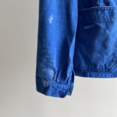 1980s Destroyed and Repaired Structured French Chore Coat