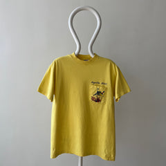 1980s Anguilla B.W.I Pocket T Shirt