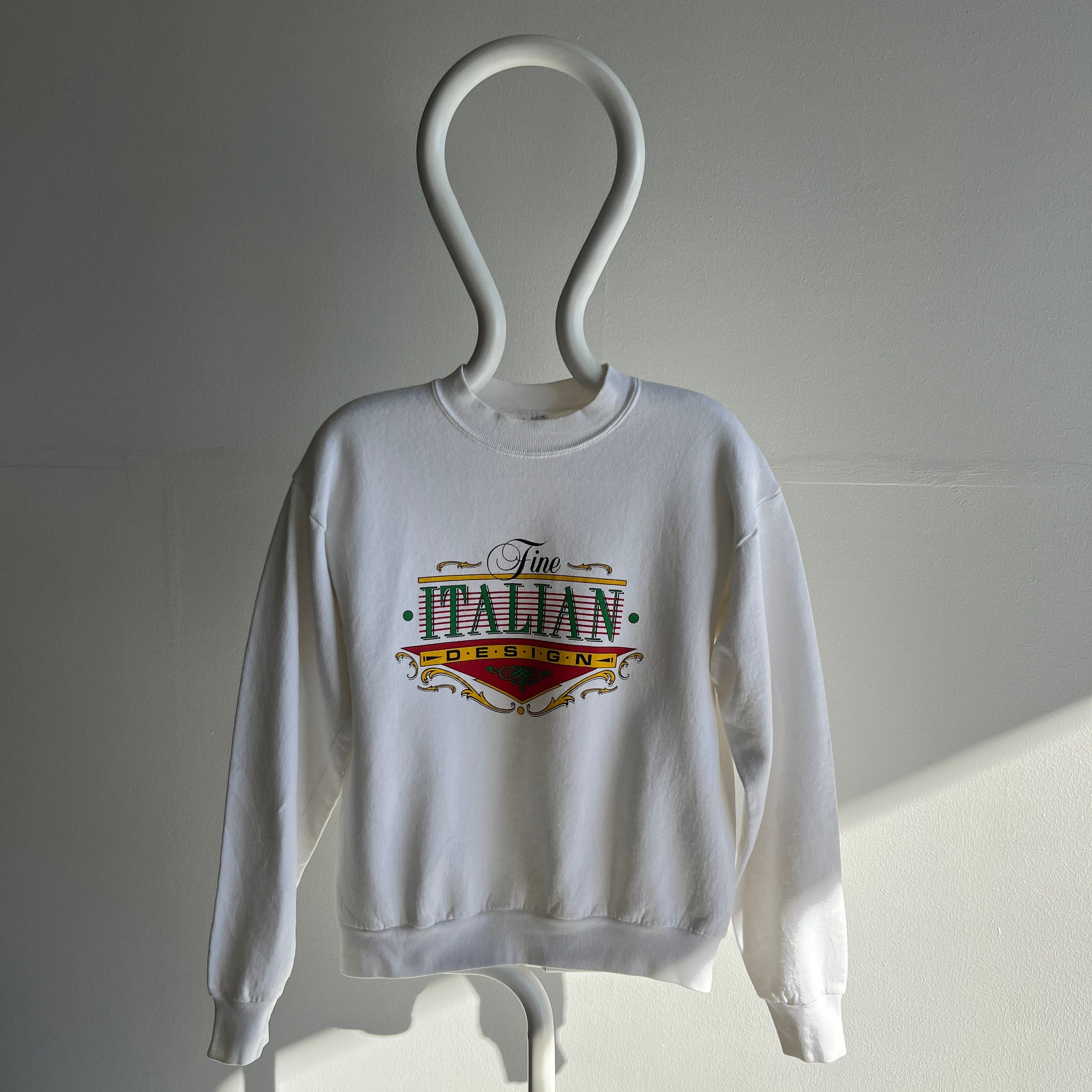 1980s Fine Italian Design Sweatshirt - American Made