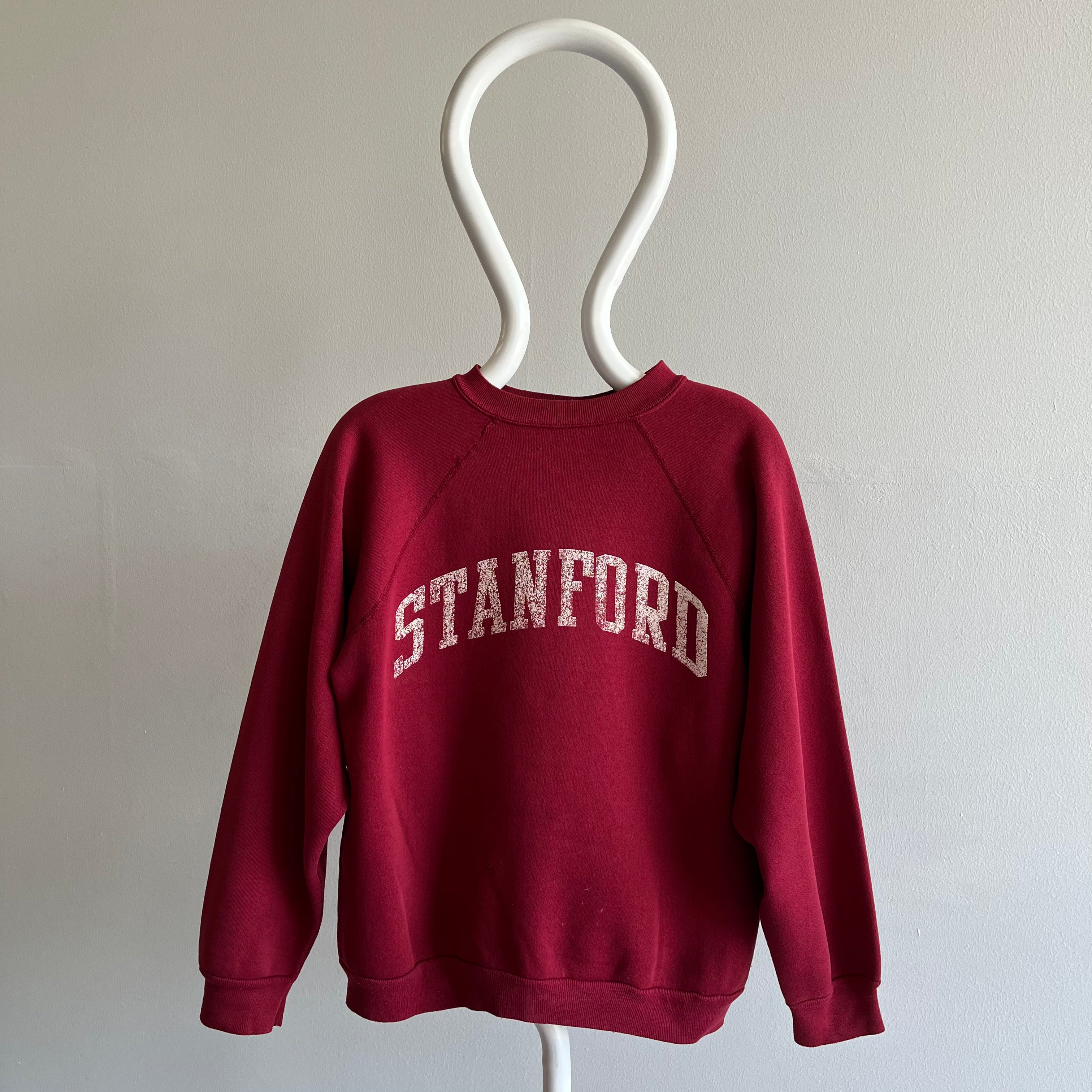 1970/80s Stanford University Sweatshirt with Mending