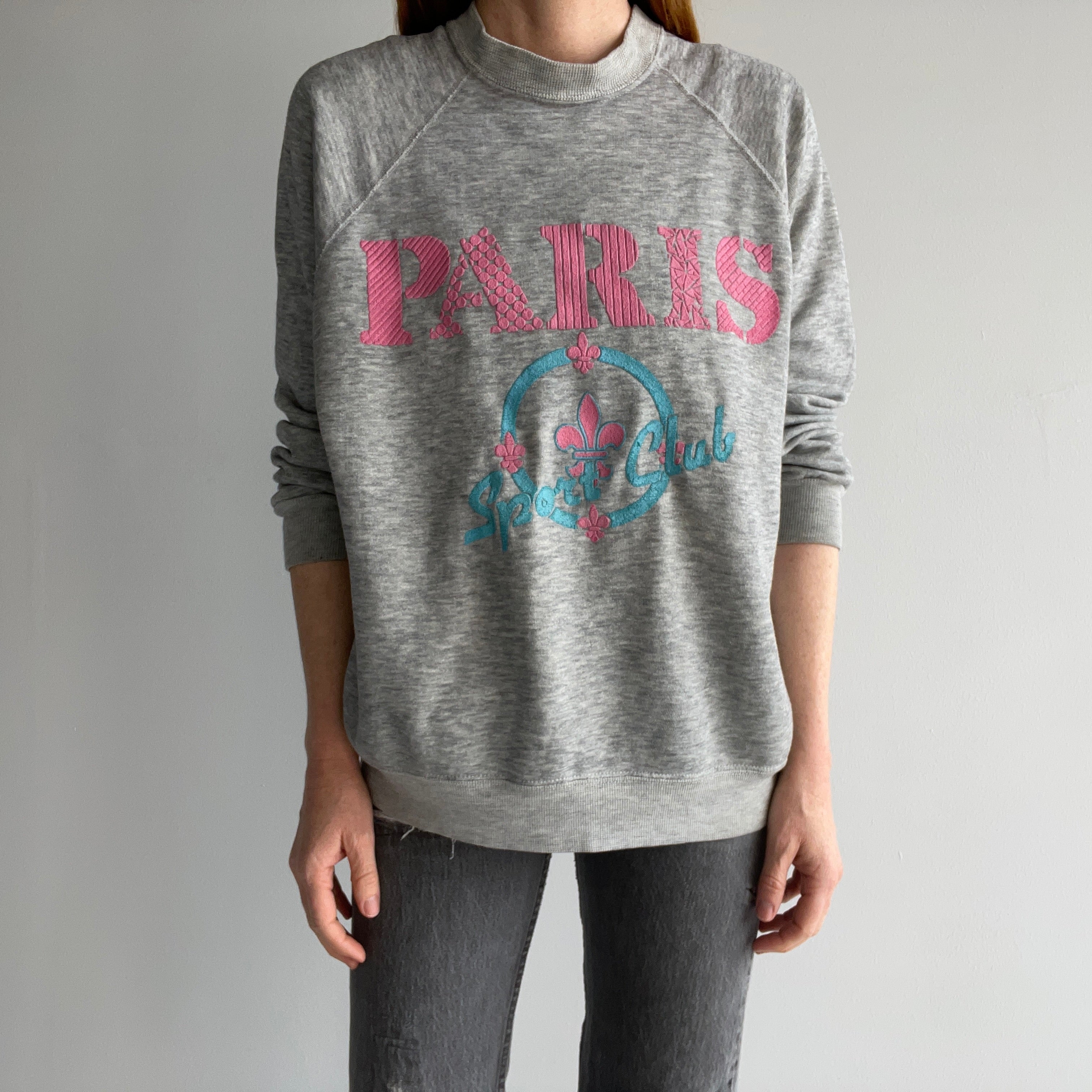 1980s Perfectly Worn Paris Sweatshirt