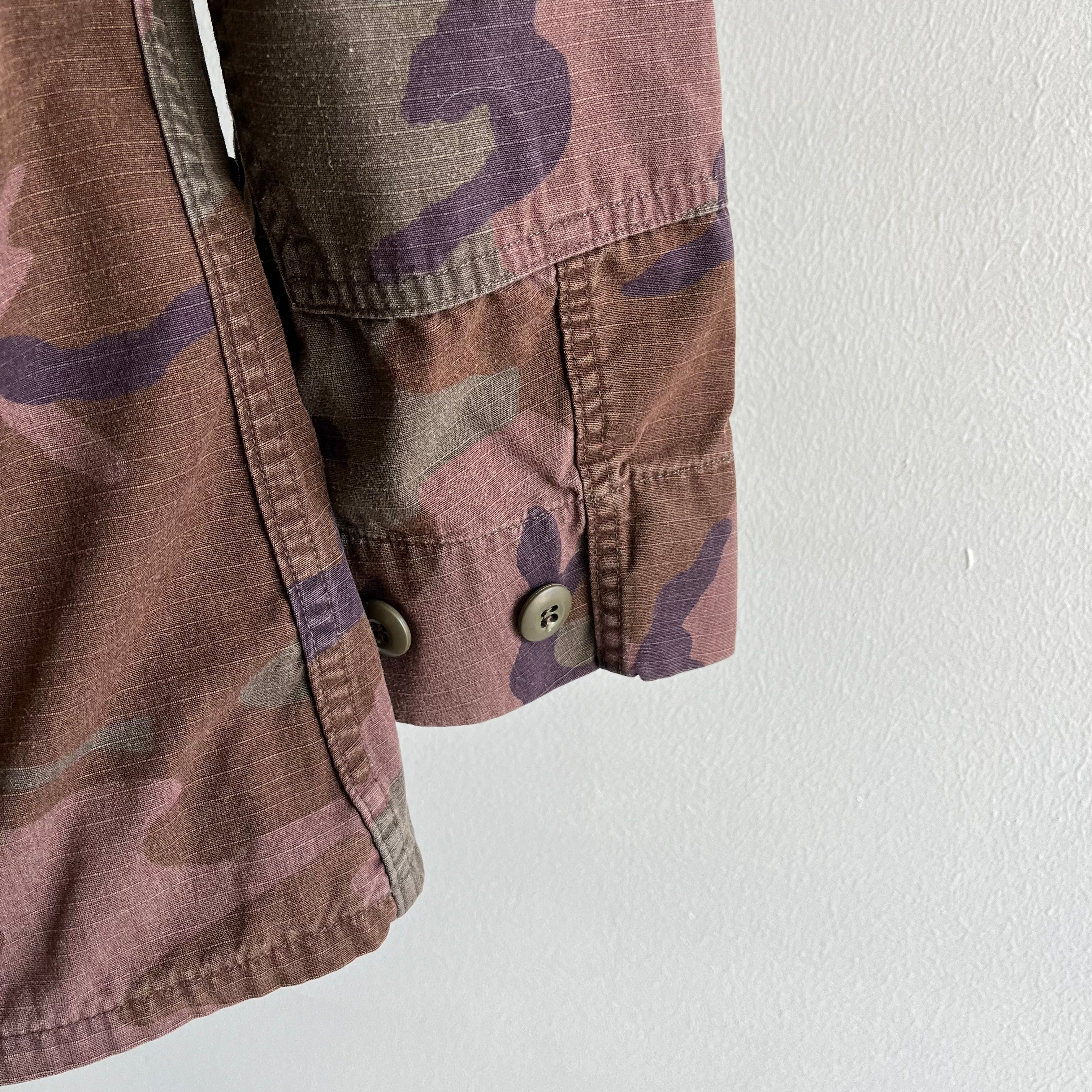 1990s Re Dyed Military Camo Jacket