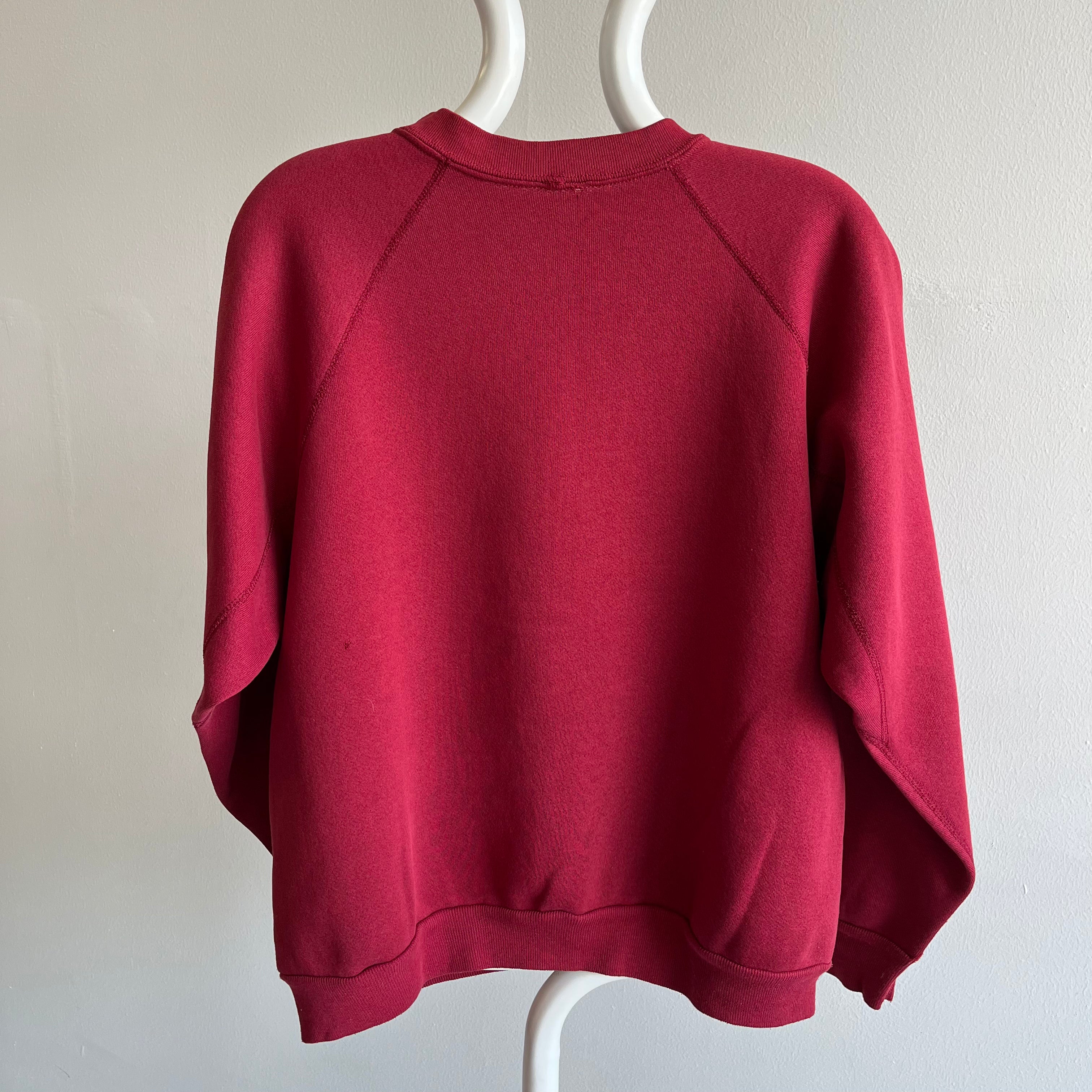 1970/80s Stanford University Sweatshirt with Mending