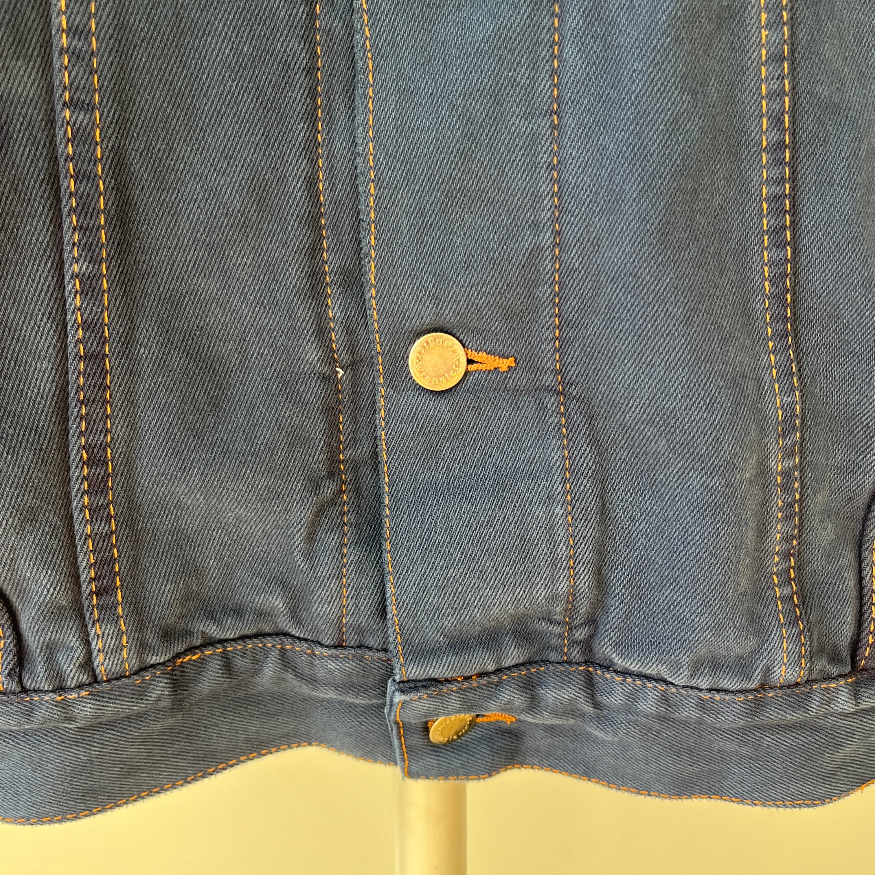 1990s Wrangler Over Dyed Super Soft Denim Jean Jacket