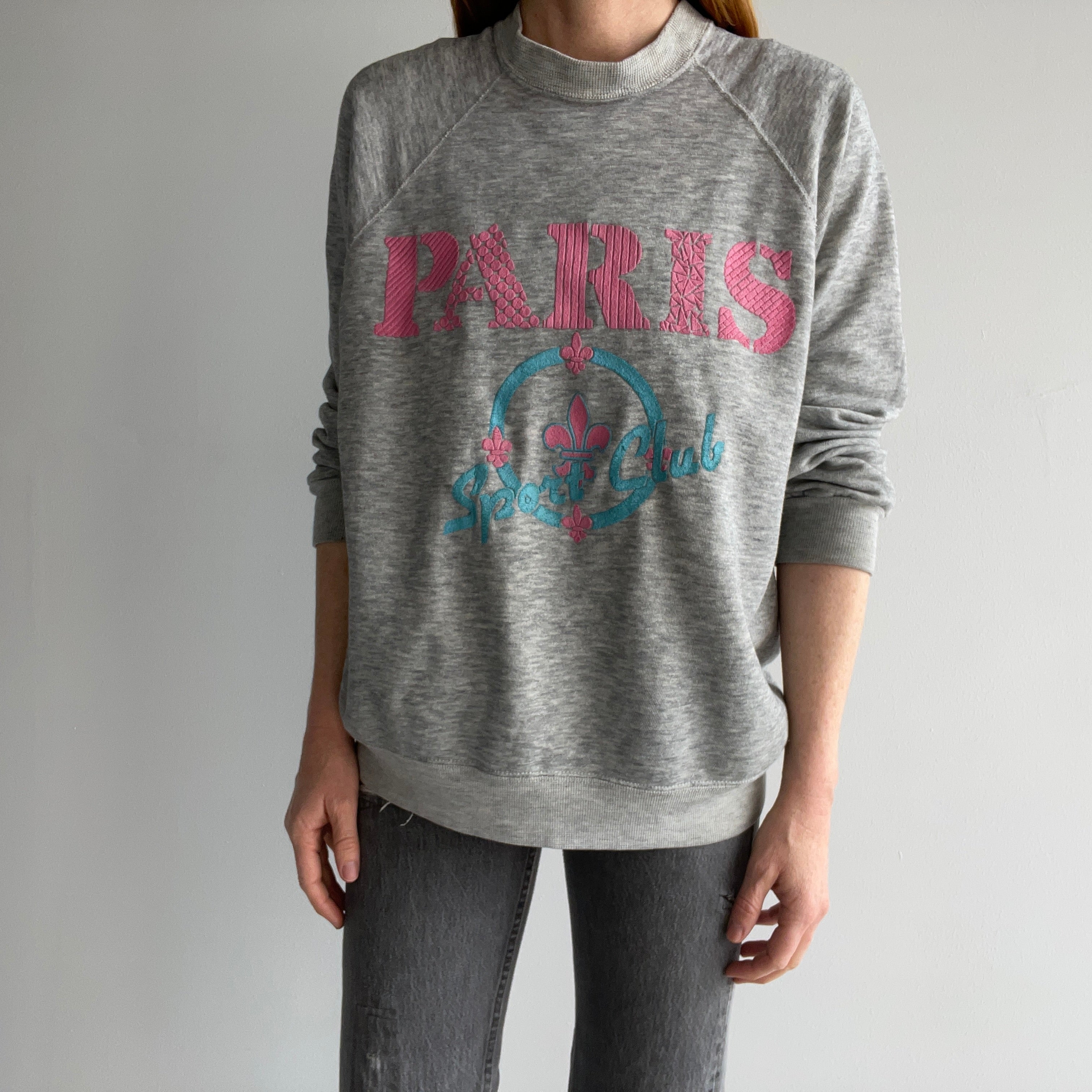 1980s Perfectly Worn Paris Sweatshirt