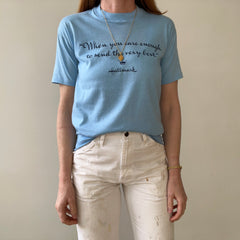 1980s Baby Blue Hallmark T Shirt