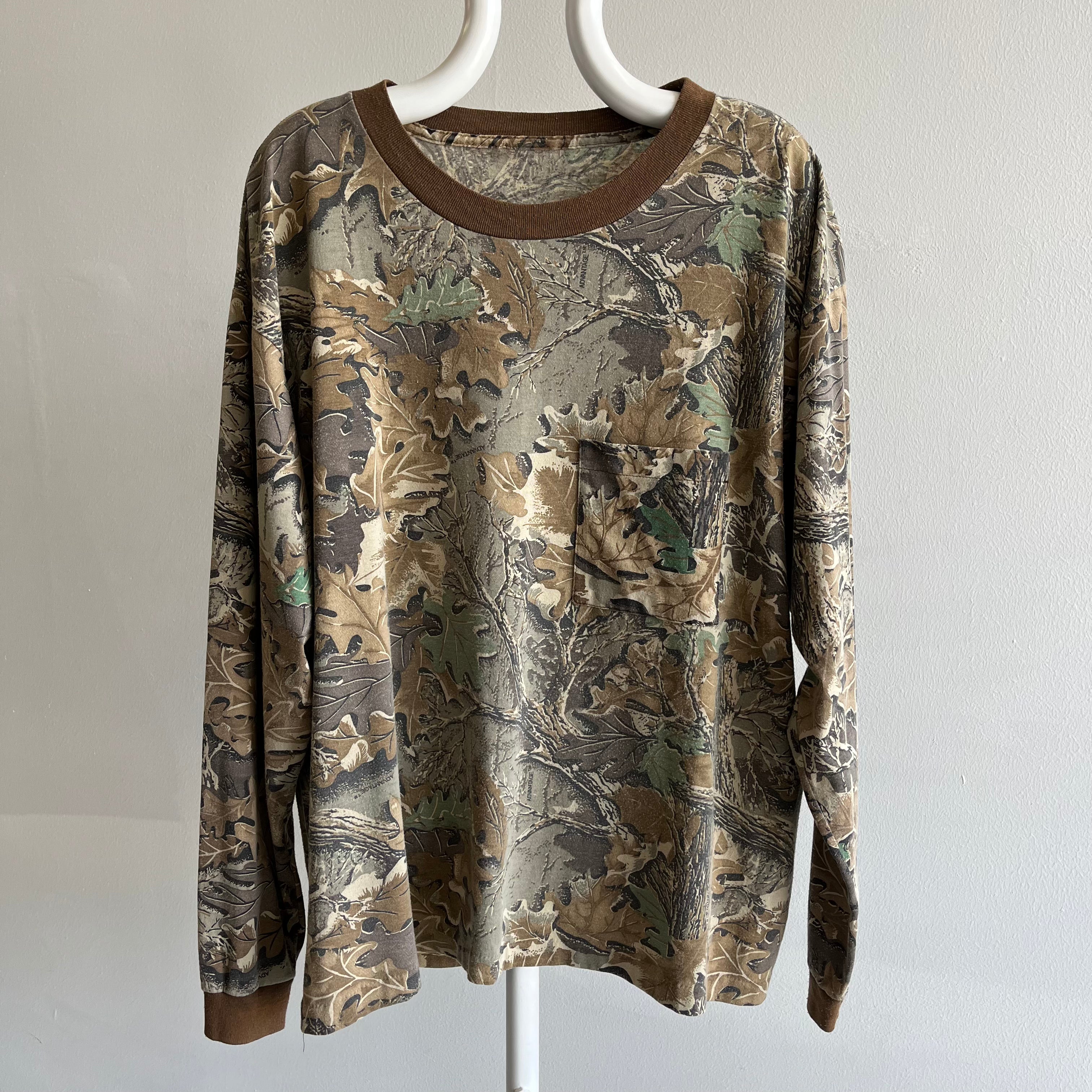 1990s Advantage Tree Camo Long Sleeve T-Shirt