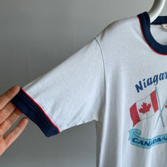 1970s Niagara Falls Canada x USA Ring T-Shirt