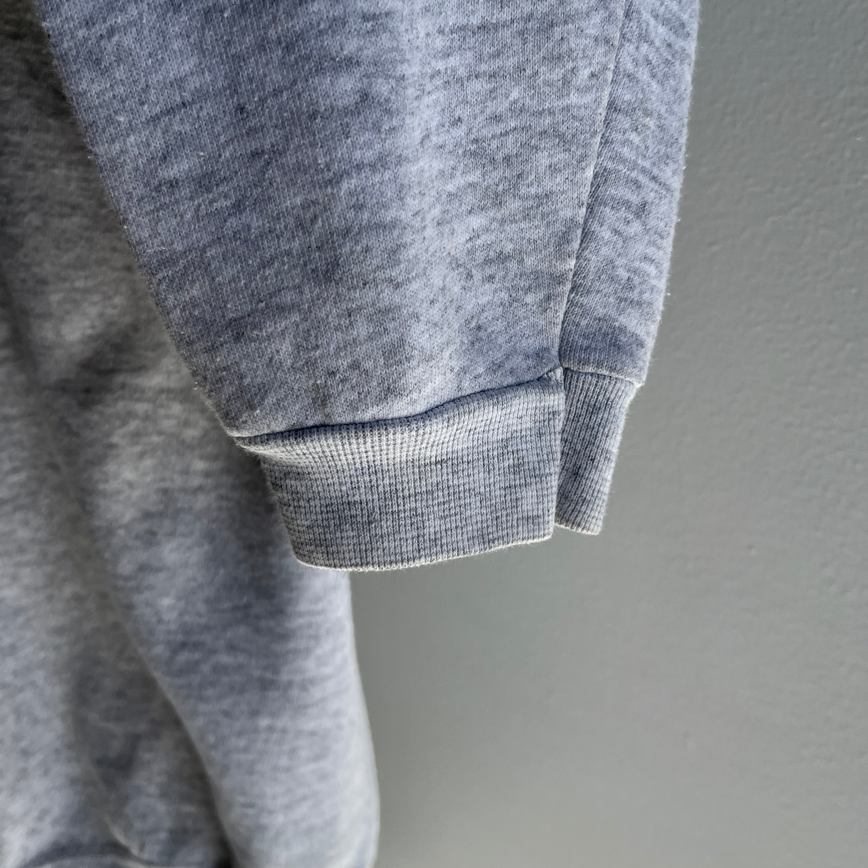 1980s Blank Light Gray Sweatshirt by Tultex