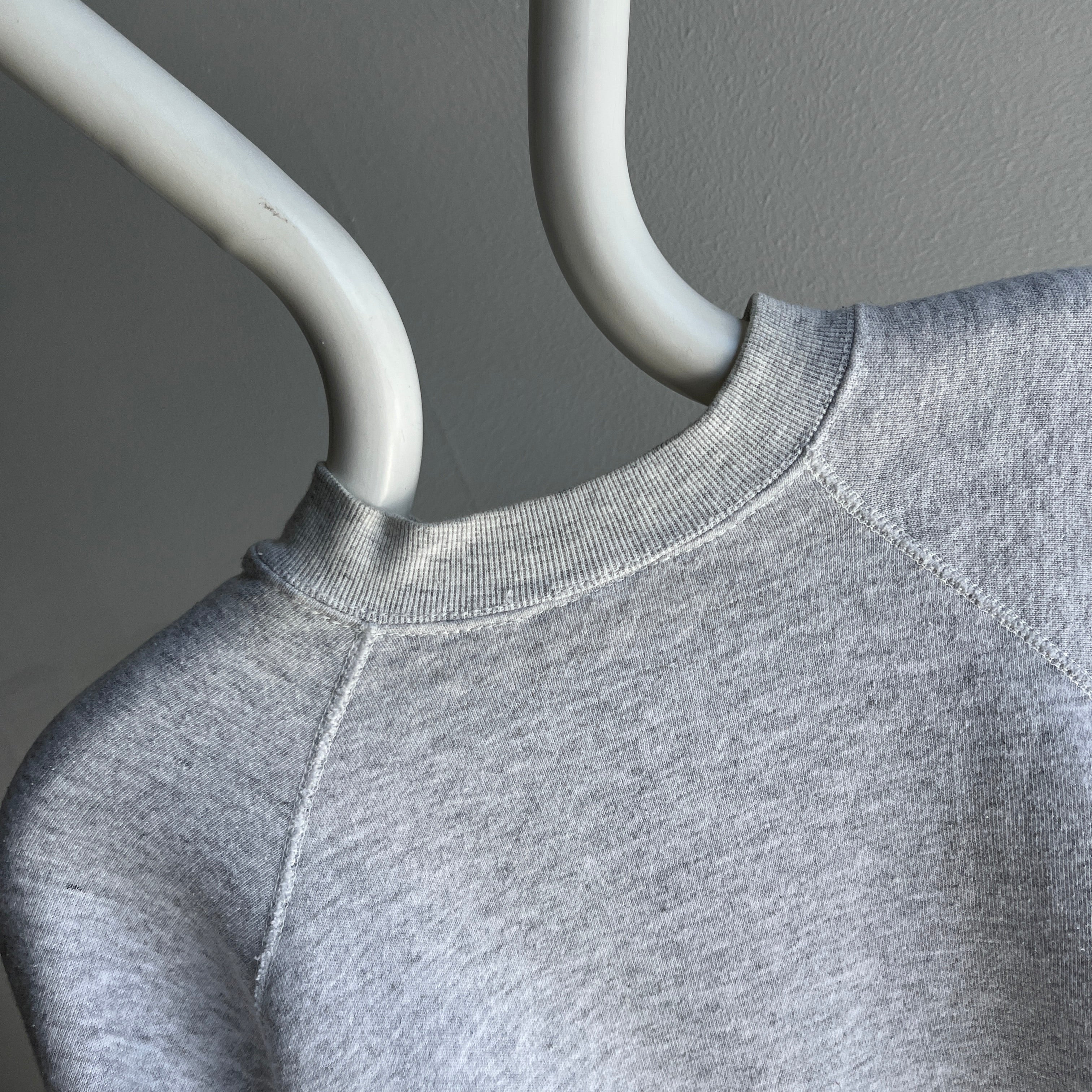 1980s Blank Light Gray Sweatshirt by Tultex