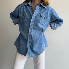 1970s Big Mac Denim Cowboy Shirt - Americana