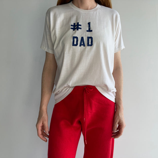 1970/80s #1 Dad Shirt with "Sherm" on the Backside