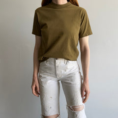 1980s Bronze Brown T-Shirt by Hanes - Great Color