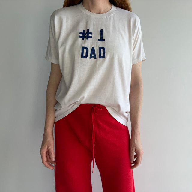 1970/80s #1 Dad Shirt with "Sherm" on the Backside